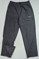 Nike Golf Mens L Storm-fit 5 Waterproof Pants Black Ankle Zip Rain Pants picture