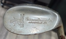 Antique Vintage Hillerich & Bradsby Flange Hickory Wood Shaft Golf Club Niblick picture